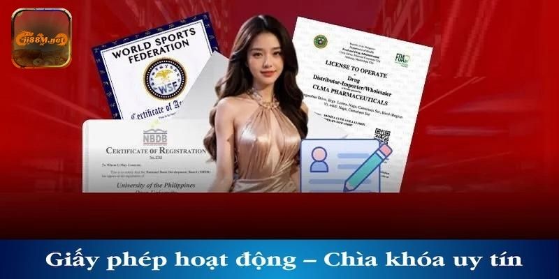 Giấy phép kinh doanh là bảo chứng cho sự tin cậy của nền tảng